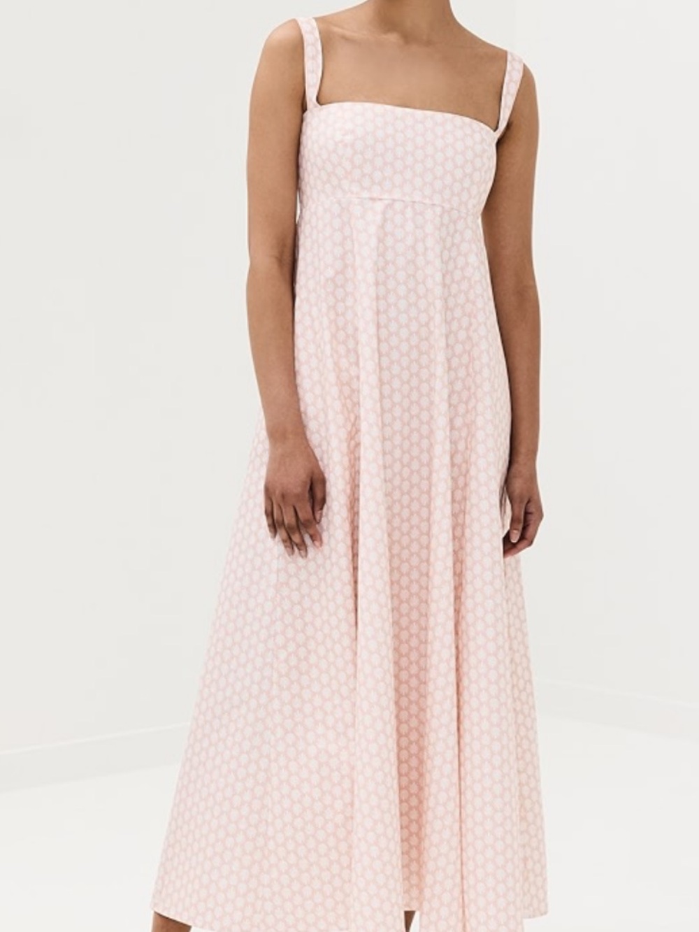 The Rowena Dress Pale Coral Baroque Shell